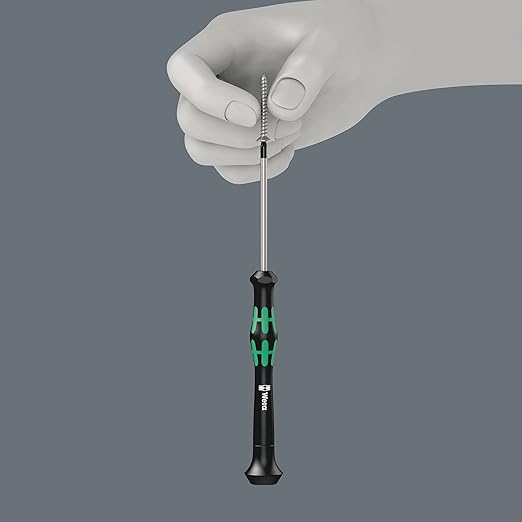 Wera 05118180001 Kraftform Micro 2067 Torx HF Electronics Precision Screwdriver, TX4 Head, 40mm Blade Length
