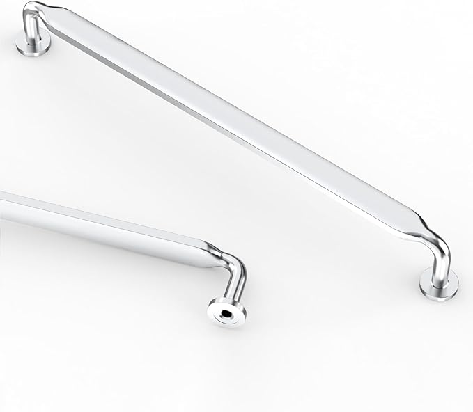 Asidrama 6 Pack 11.3 Inch(288mm) Polished Chrome Kitchen Cabinet Handles, Cabinet Pulls Kitchen Cabinet Hardware for Cupboard Drawer Pulls
