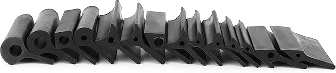 Sanding Block for Wood, 14Pcs Hand Sanding Block Set, Rubber Contour Sanding Block, Double Head Sandpaper Holder for Signs, Ceramics, Plastics, Auto Bodies and Marine Wood