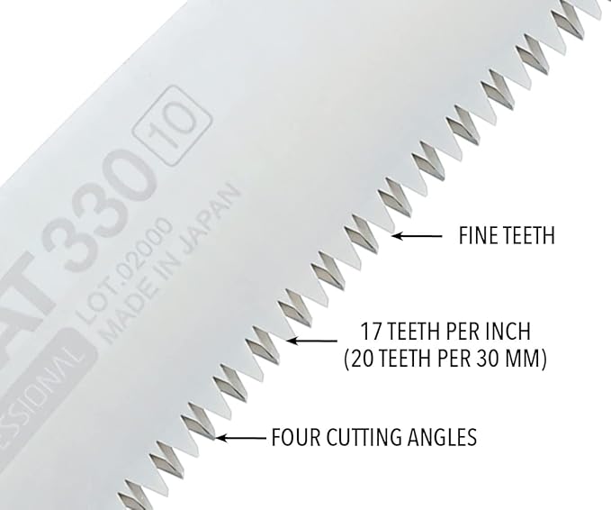Silky Replacement Blade Only ZUBAT 330mm Fine Teeth (279-33)