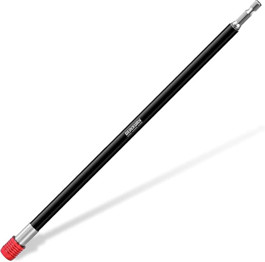 12??Impact Screwdriver Bit Holders Extra Long, Magnetic Extension Quick-Change Socket Drill Bit Holder Cr-V Steel Hex Shank Quick Release Drill Bit Guide