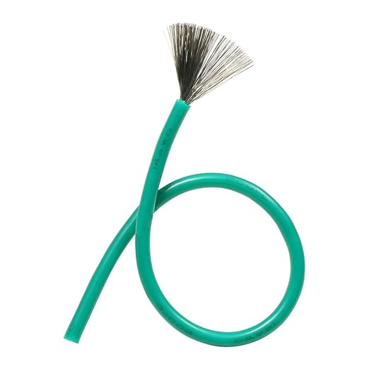 BNTECHGO 14 Gauge Silicone Wire Spool 40 ft Green Flexible 14 AWG Stranded Tinned Copper Wire