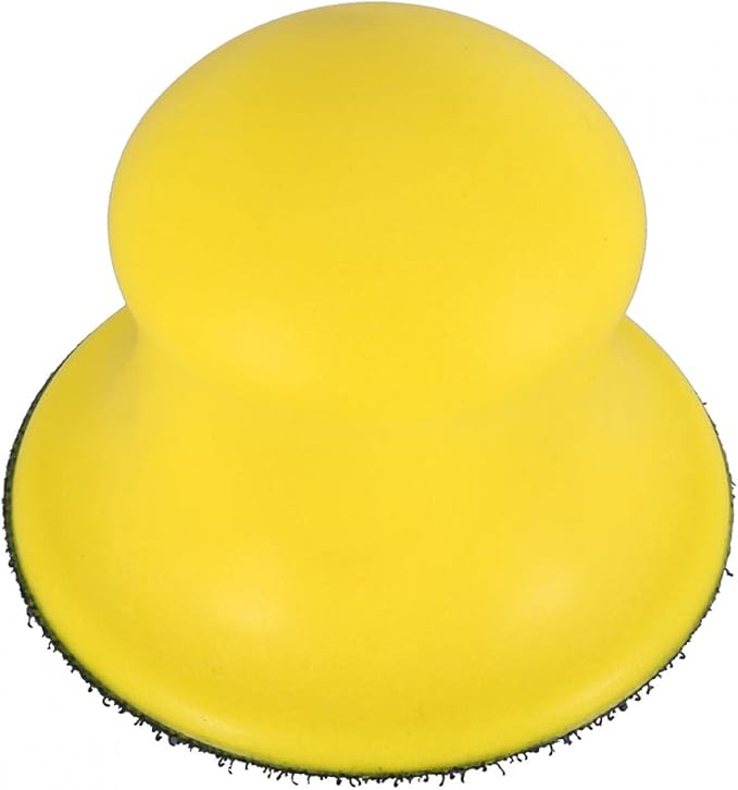 Round Hand Sanding Blocks 2/3/4/5inch Foam Hand Sanding Pad Block Dust (3 Inch)