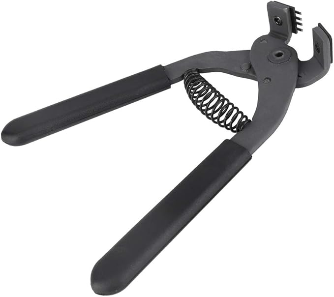 Leather Punch Tool Silent Pliers, 6.7in Handheld Leather Hole Punch Tool with 0.15in Head, DIY Leather Art Craft Hole Punch Stitching Hand Pliers for Belts Straps Saddles Shoes (4mm-4 Teeth)