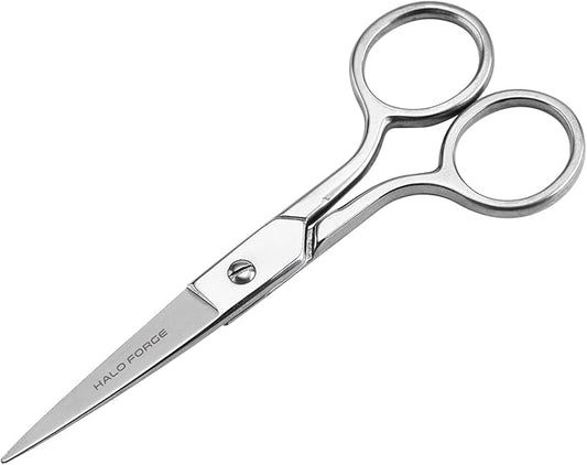 6??Sharp Embroidery Fabric Scissors, Forged Stainless Steel Small Heavy Duty Precision Point Tip Detail Sewing Shears for Dressmaker Tailor Cutting Thread, Yarn, Crafting