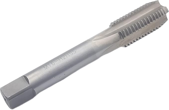 Metric Thread Tap, M16 X 2.0 HSS Machine Right Hand Thread Tap M16 X 2.0mm