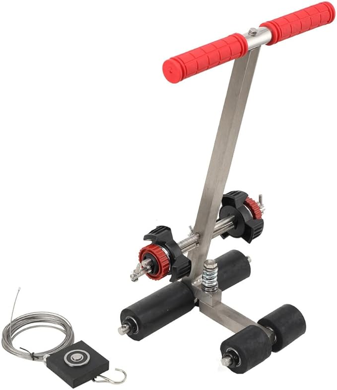 CDZHLTG Floor Tape Applicator Court Line Tape Machine Paint Tape Applicator Tape Marking Machine Hand-Push Tape Sticking Machine Lane Marking Applicator for Floor Marking Such As Tile Concrete Asphalt