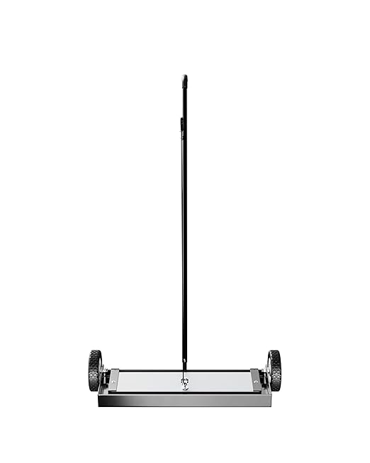 Master Magnetics Heavy Duty Magnetic Sweeper - Heavy Duty Push-Type with Release, 24" Sweeping Width, MFSM24RX