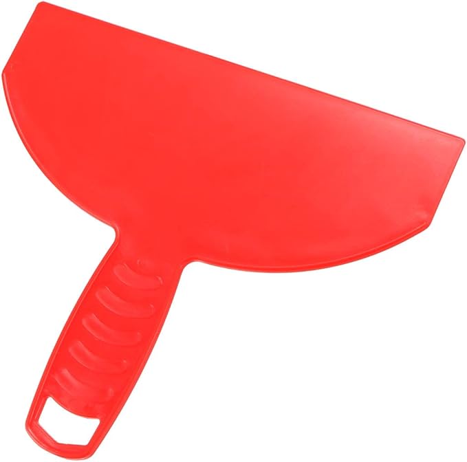 uxcell Putty Scraper 8" Plastic Flexible Putty Knives Disposable Spreader for Taping Drywall Wall Painting Red