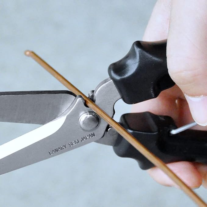 CANARY Carpet Cutter Tool Heavy Duty 8" Carpet Scissors for Rug, Artificial Grass, Metal Mesh, Cardboard, Wallpaper, Japanese Stainless Steel Blade, Made in JAPAN