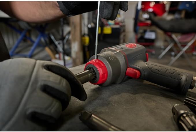 Ingersoll Rand 2236QTIMAX-2 DXS2 1/2" Air Impact Wrench, 2" Extended Anvil, Quiet, 1500 ft-lb Torque, Titanium Hammercase, Friction Ring Retainer, Pistol, Interchangeable Anvil, Multi-functional Tool