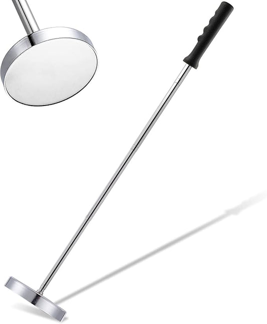 35 LB Magnetic Sweeper Telescoping Pick-up Tool, Upgraded Pole Magnet Stick, Pickup Nails, Screws, and Metal, Screws Parts Finder, Black Handle