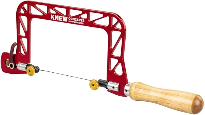 Knew Concepts 3??Mk.IV Heavy Duty Fret Saw With Lever Tension And Swivel Blade Clamps