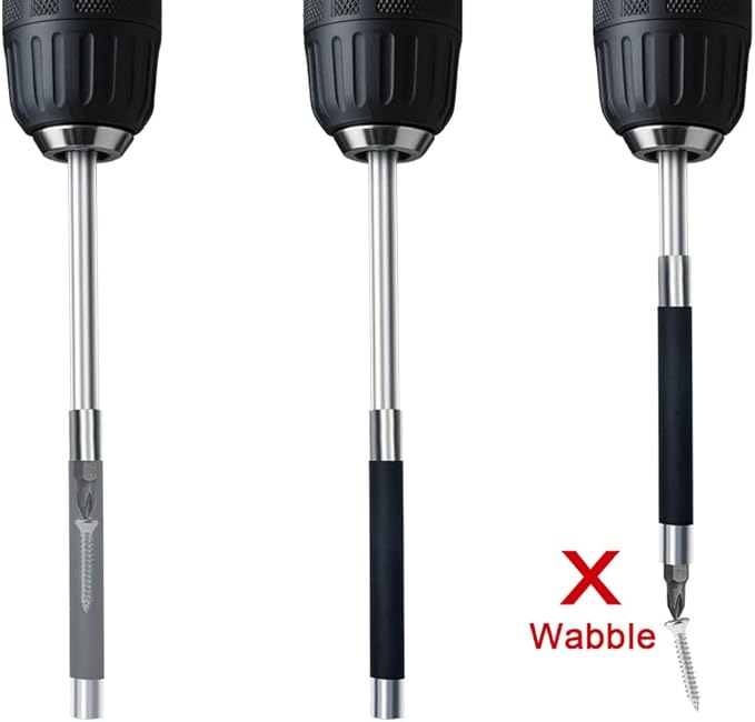 ELANE 3 Pcs/Set Magnetic Drill Bit Holder with 20 Pcs1inch Torx Security Bit Set,Drill Extension Bit Holder,Screwdriver Bit Holders