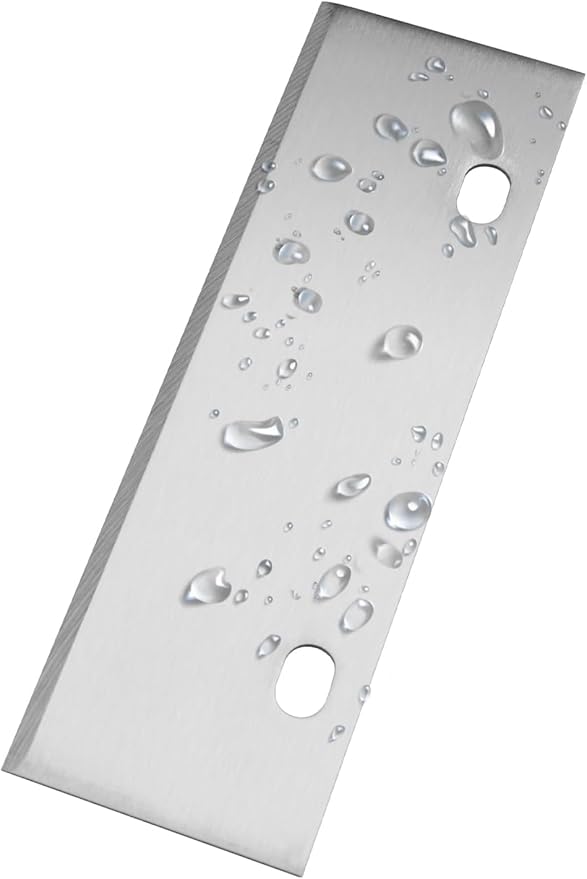 Grill Scraper Blades Replacement Heavy Duty Griddle Blades Commercial Kitchen Outdoor BBQ Tools & Accessories Blades (5 Pack)