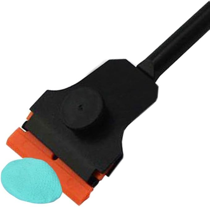 FOSHIO 1PCS Automotive Razor Scraper Car Tint Vinyl Tool Application with 12" long Handle 100pcs Plastic Razor Blade