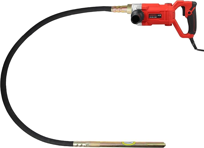 HandHeld Concrete Vibrating Tool, 1600W 15000RPM Electric Concrete Vibrator 6.6ft Shaft Rod 2HP Portable Pencil Cement Remove Air Bubble and Mix Concrete