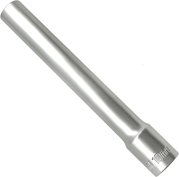 ZKTOOL Deep Metrichex Socket Tool, 3/8-Inch Drive Deep Metric Socket Tool 10MM - Extra Long Deep 120MM