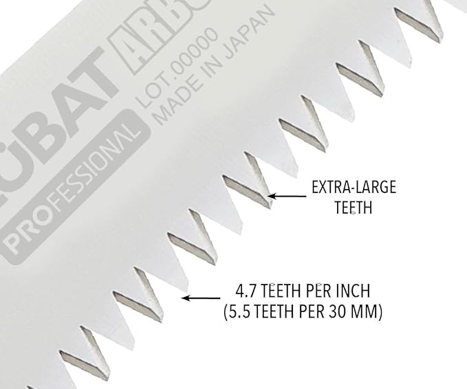 Silky ZUBAT Arborist Professional Hand Saw 330mm XL Teeth (722-33)