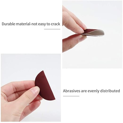 SPEEDWOX Sander Disc 100pc Sanding Hook and Loop Sandpaper 1200 Grit Sanding Discs 2 inch Sandpaper for Sanders Drill Grinder Rotary Tools Attachment Woodworking Wood Auto, No Hole