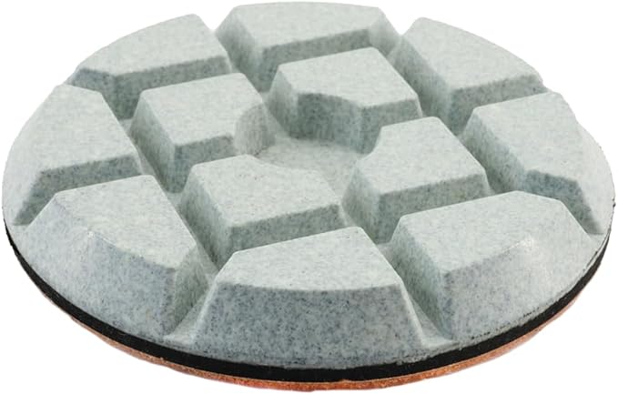 DT-DIATOOL Concrete Polishing Pads 3 inch/80mm for Concrete, Cement and Terrazzo Floors Processing, Repairing and Renovating, Dry or Wet Use Diamond Grinding Pads Grit 100 3pcs