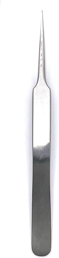 High Precision Forceps, Fine Point Tip Tweezers, 4 1/2 Inches, For Lab, Electronics, Jewelry, Hobbies