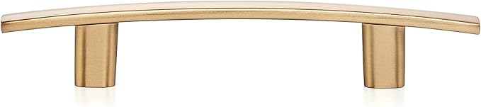 Ravinte 20 Pack | 5-3/16'' Curved Cabinet Pulls Champagne Bronze Kitchen Drawer Pulls Arch Cabinet Handles 5-3/16?쒵ength, 3??Hole Center