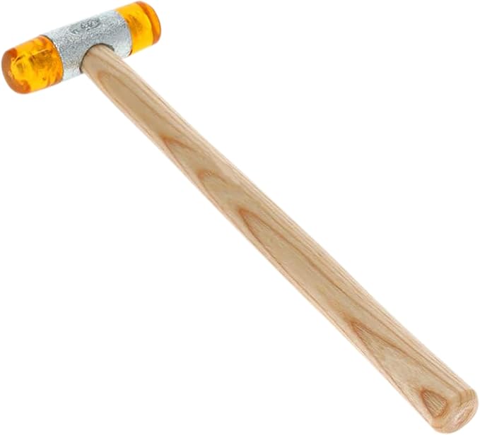 Nylon rubber mallet 27 oz yellow