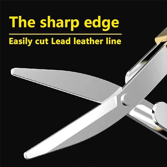 Folding Scissors, TSA Compliant & Portable, Compact, Safe Travel Scissors, Stainless Steel Retractable, 2 Pcs