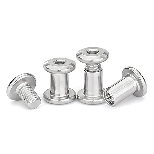 M6 x 12mm (40 Pack) Rivet Countersunk Hex Socket Cap Insert Nuts