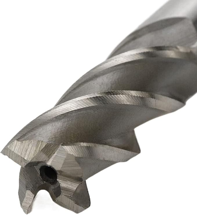 End Mill 5/8" Cutting Dia 5/8" Shank 4 Flute HSS End Mill Drill Bit