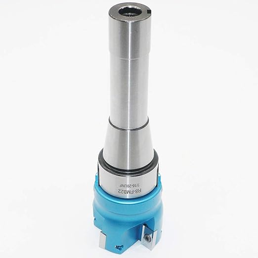 2 Inch Face Milling Cutter Aluminum 400R 50MM CNC End Milling Cutter Holder + R8-FMB22 Shank Face Shell Mill Arbor + 4pcs APKT1604 Carbide Inserts + 8mm Hexagon Wrench + T15 Wrench CNC Machine Tools