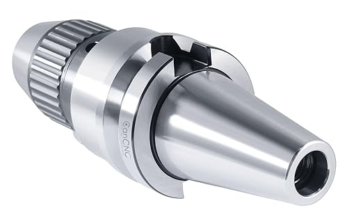 Accusize Industrial Tools 0-1/2'' Bt40 CNC Integral Keyless Drill Chuck, Accuracy 0.002'', 0222-0990