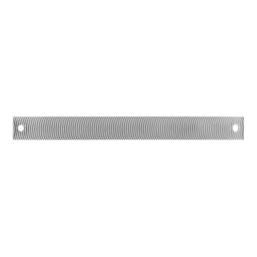 PFERD Hand File Without Tang, Swiss Pattern, Curved Cut, Convex, #1 Coarseness, 14" Length, 1-11/32" Width, 3/16" Thickness