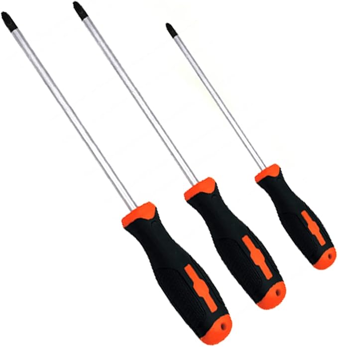 WEDO Phillips Screwdriver S2 Steel die-forged Magnetic Tip Ergonomic Comfortable Non-Slip Handle,PH0*75mm