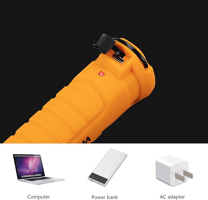 4 Pack Rechargeable LED Work Lights with Magnetic Base and 360째 Rotation, 5 Modes for BBQ, Camping, Reading, and Car Repair