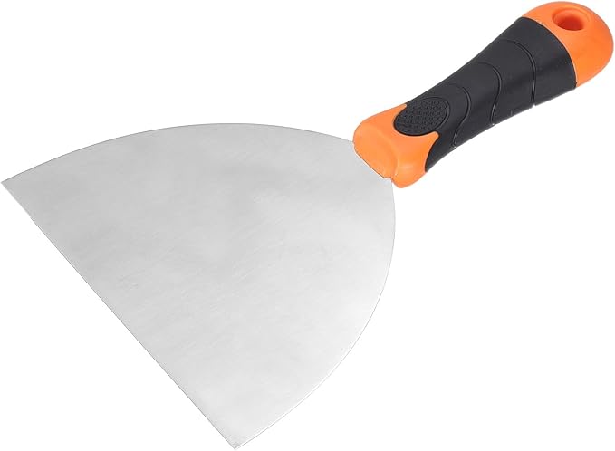 uxcell Putty Knife 6" Stainless Steel Paint Scraper Flexible Drywall Repair Mud Knives for Removing Cement Wallpaper Mud Adhesive Taping