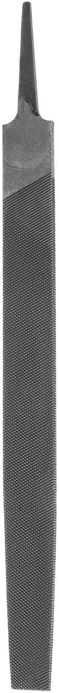 HARFINGTON Tip Coarse Cut File 10" Double Cut Teeth High Carbon Steel Hand Rasp File without Handle for Metal Wood Deburring Removing