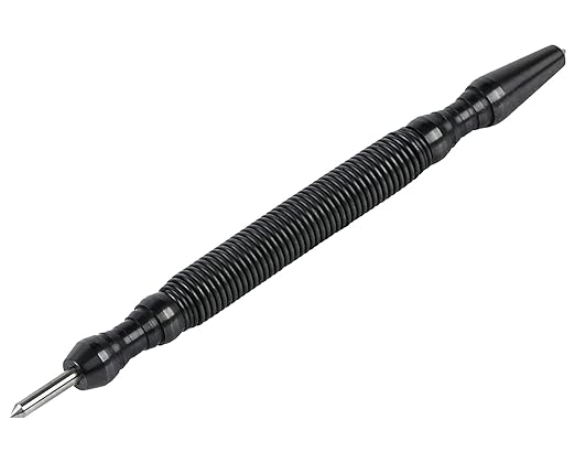 HIT Tool 3/16" Center and High Speed Steel Prick Hammerless Spring Punch