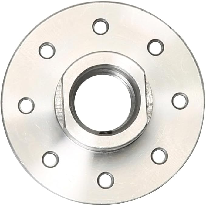 3" Wood Lathe Steel Faceplate, 1?쓝8TPI Spindle Thread Woodworking Machine Chuck Face Plate