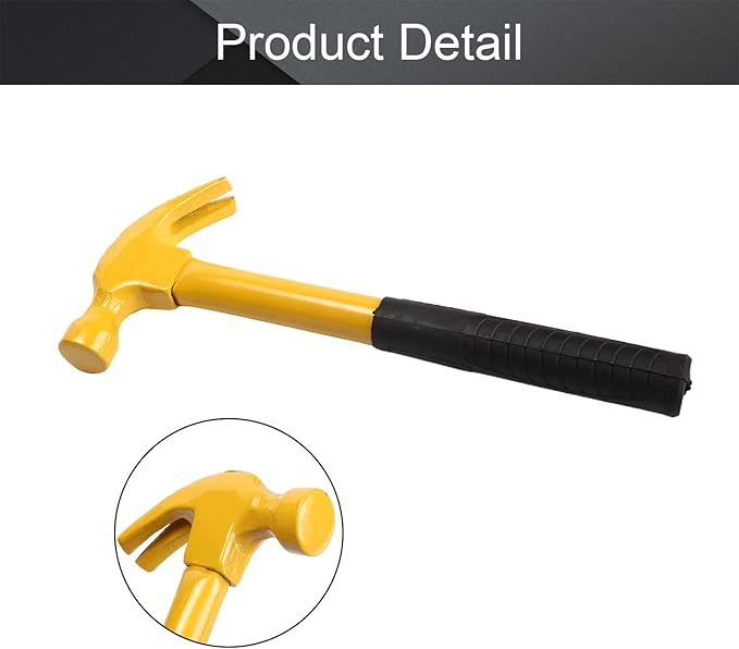 Utoolmart 8.8 Ounce Curved Rip Claw with Tubular Steel Handle