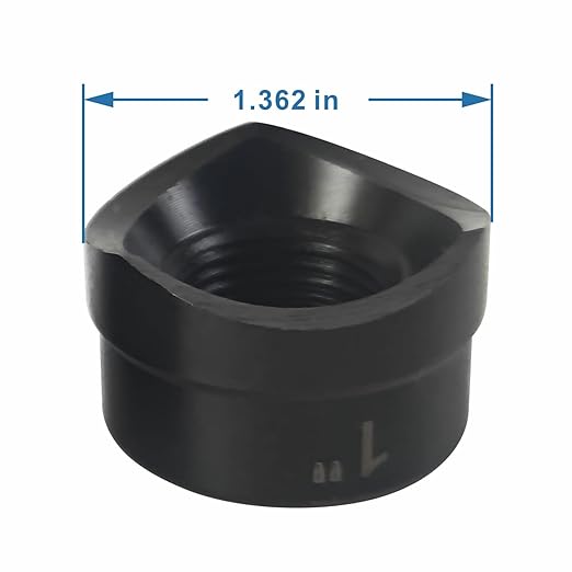 AMZCNC 1" Conduit Punch and Die for Hydraulic Knock Out Driver 3/4"-16UN Thread ((Conduit Hole Size) 1")(Actual Hole Size: 1.36")