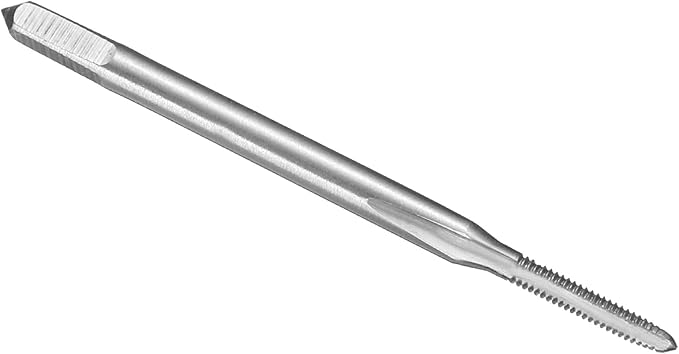 uxcell Hand Plug Tap M1.6 x 0.35 H2 Metric Thread Plug Style Taps Straight Flute Screw Tapping Threading Tool High Speed Steel HSS6542