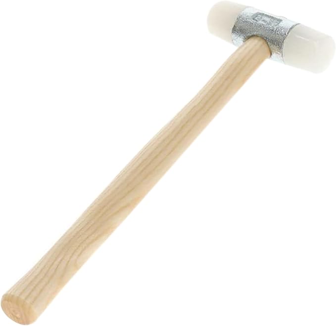 Nylon rubber mallet 40 oz white