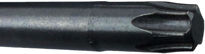 T25 x 6" Color-Coded Torx/Star Driver Bit with Quick-Change Shank - Extended Reach for T-25 Screws and Fasteners, 50-Pack