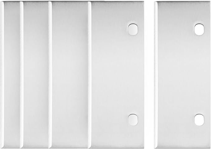 Grill Scraper Blades Replacement Heavy Duty Griddle Blades Commercial Kitchen Outdoor BBQ Tools & Accessories Blades (5 Pack)