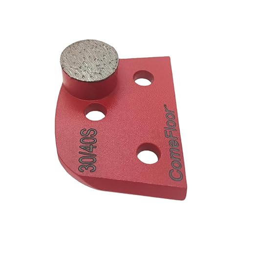 Concrete Floor Grinding Disc, Diamond Metal Grinding Shoes for Concrete Preparation, Compatible with Lavina Onfloor Grinders, Single Round Seg 30/40 Grit Soft Bond, Pack of 9
