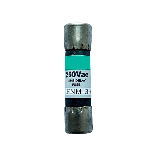 10-Pack New FNM-3 FNM-3A FNM 3A 250Vac Time Delay Fuse,FNM-3A Current Limiting Class CC Rejection Cartridge Fuses