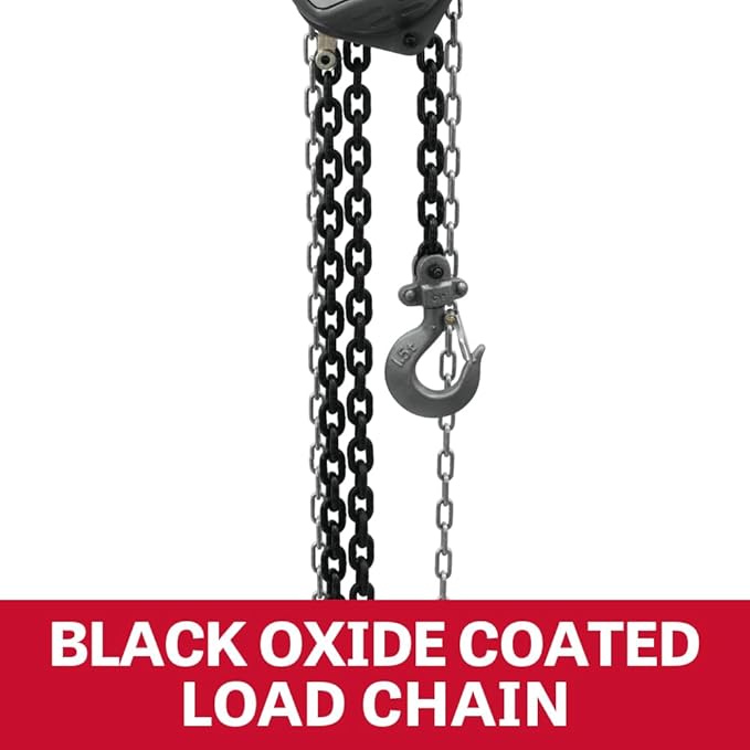 JET 1-1/2 Ton Hand Chain Hoist, 10' Lift (Model S90-150-10)
