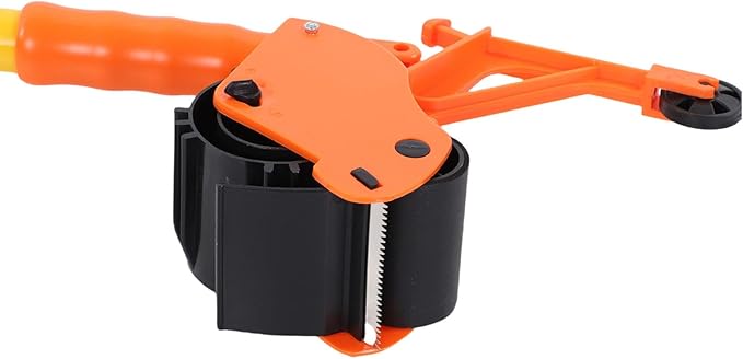 YUEHISY Floor Tape Applicator, Manual Push Tape Marking Machine with Roller, Floor Film Dispenser, for PVC PE EVA Films Installation Marking